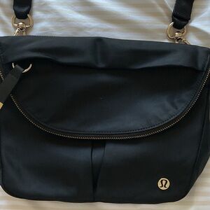 lululemon athletica Classic Black Crossbody Bag